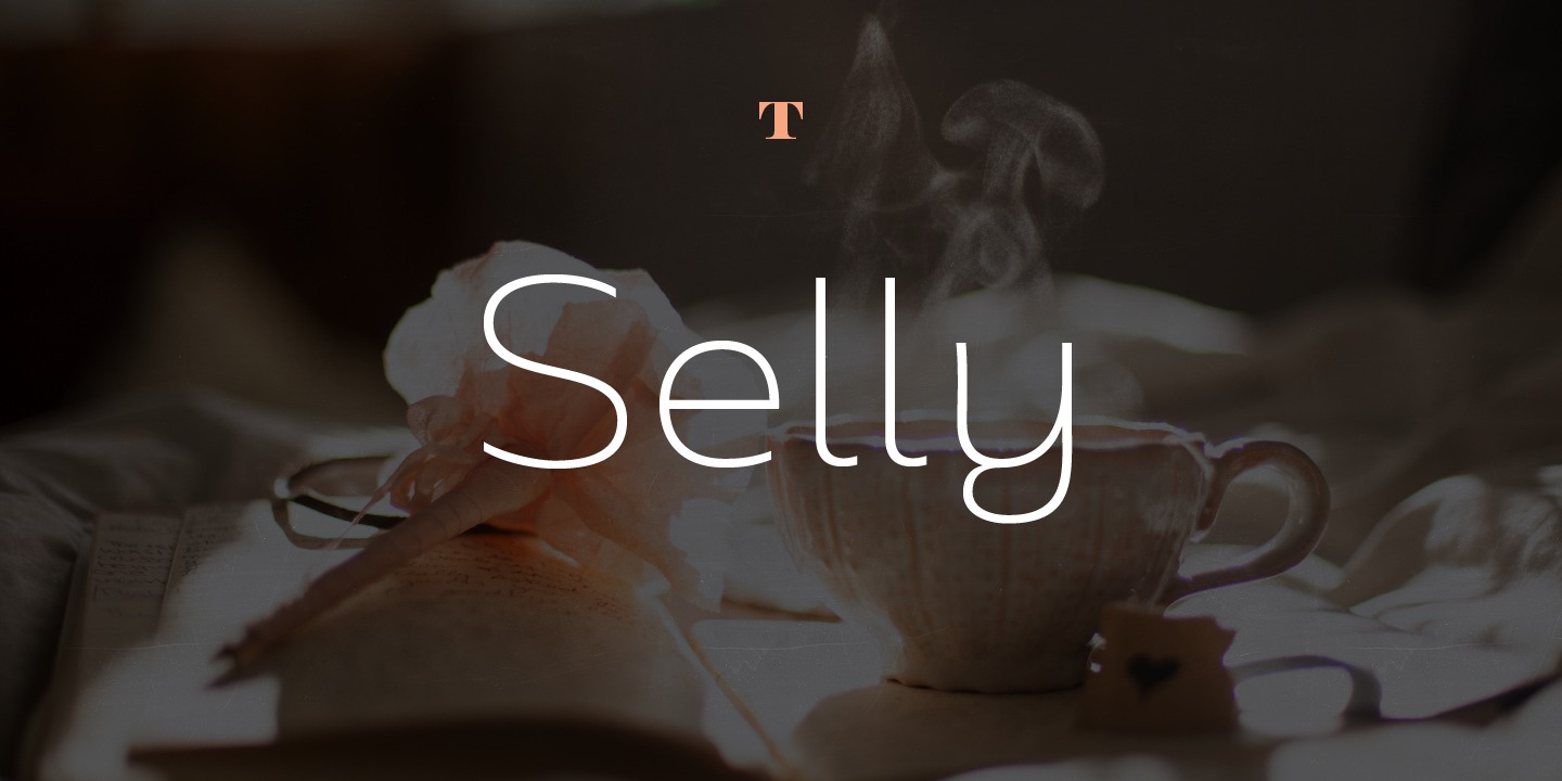 Selly Font preview